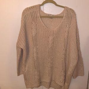 Beige sweater, size M